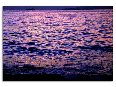 sea at sunset.....