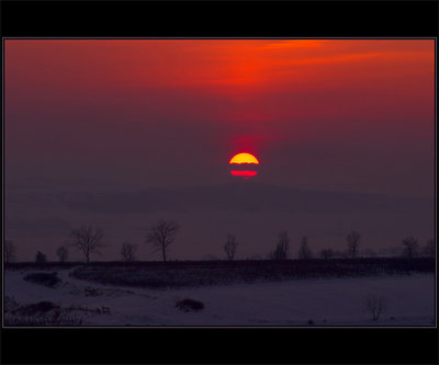 another winter sunset