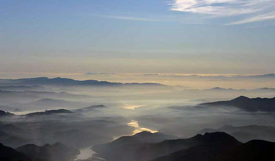 Flying over Fog