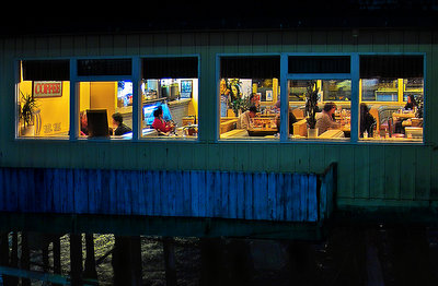 A coffee shop on the Pier