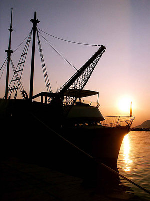 Sailing in...