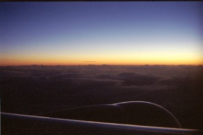 Sunset at 31,000 ft.