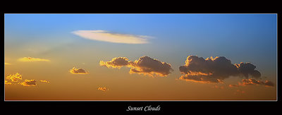 Sunset Clouds (panoramic)