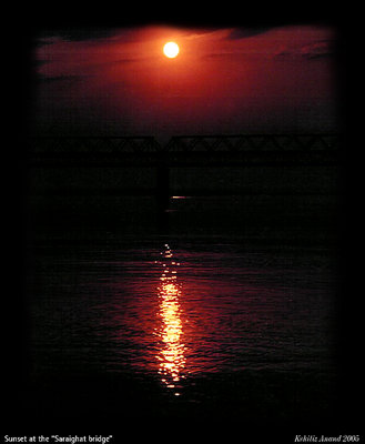 The Sunset over the Saraighat Bridge #2