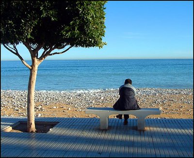 Looking out to the sea