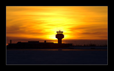 Sunset at The Airport