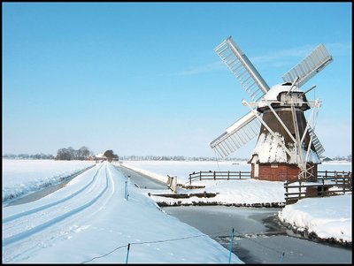 Farm House on horizon