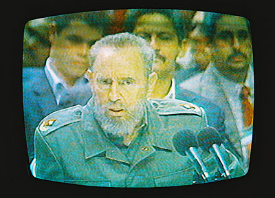 Fidel on TV