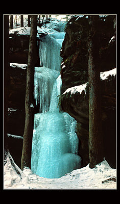 Hocking Hills Frozen Waterfall