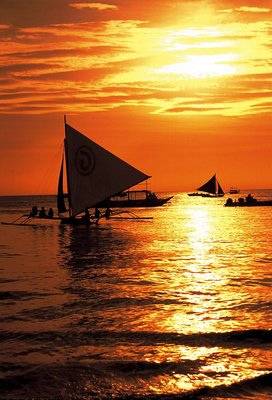 Sailing at Sun Set