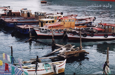 Traditional boats of Port said