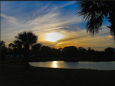 Sunset at Lake