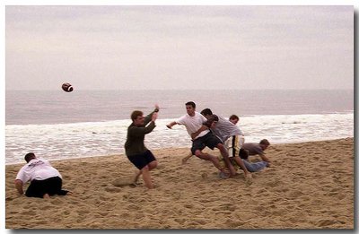 Football On The Beach