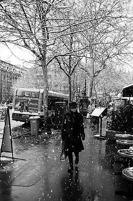 Snow  in  Paris