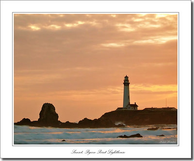 Sunset, Pigeon Point Lighthouse