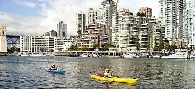 kayaking at False Creek