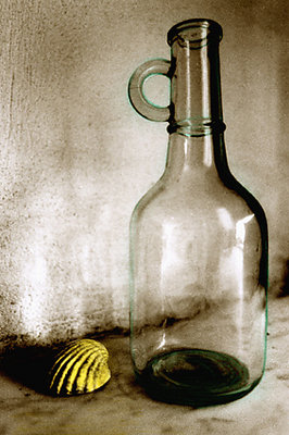 Shell and a bottle