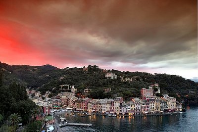 Sunset in Portofino