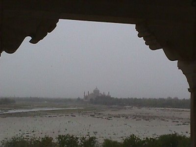 Taj Mahal at distance