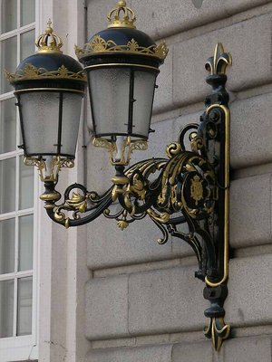 street lamp at Royal Palace