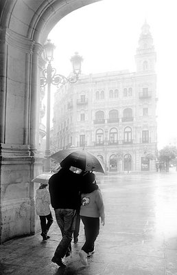 La lluvia en Sevilla...