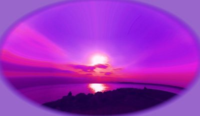 sunset  in purple...