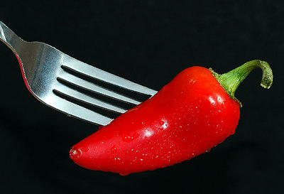 Fork and Red Pepper