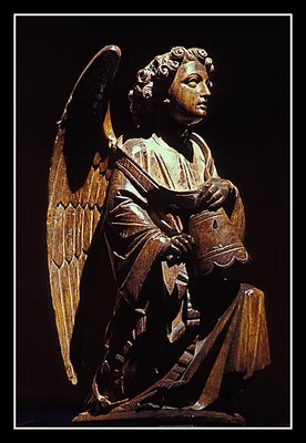 Choir-stall angel