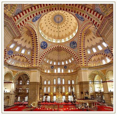 The Fatih Mosque inside