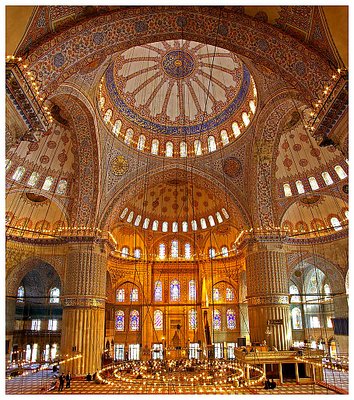 The blue Mosque inside