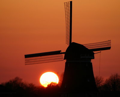 Orange Windmill