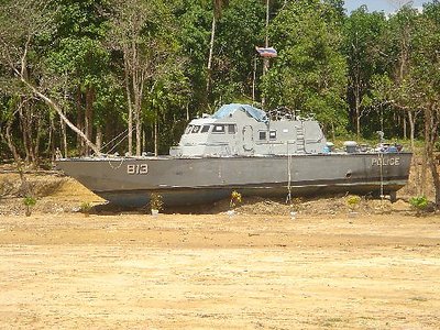 Thailand police boat