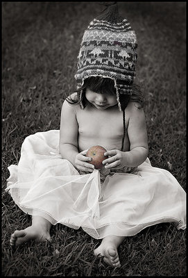 Girl with Apple