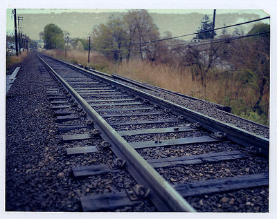 Train Tracks in color