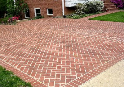 Driveway, walk, and steps