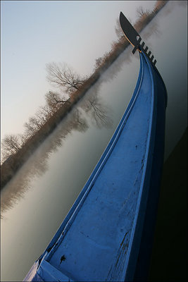 blue gondola