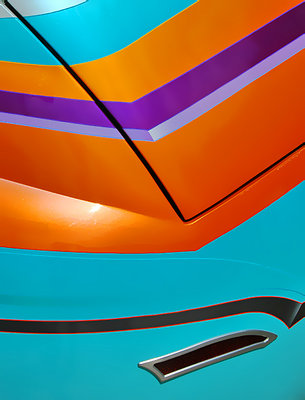 Custom Car Contours In Colors