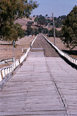 The old Hume Highway bridge Gundagi