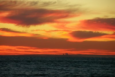 Sunrise over Fremantle