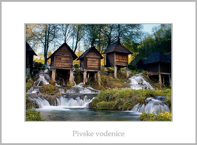 Watermill At Piva's Lake