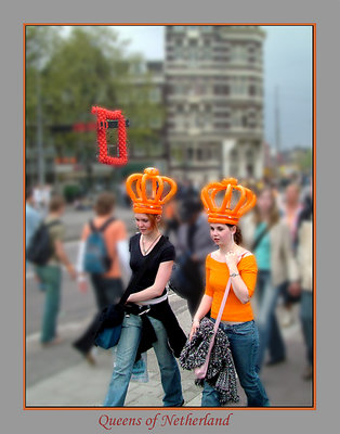 Queens day, Amsterdam.