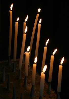 Candles in the wind