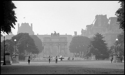 To dawn at Jardin de Tuilleri in Paris (anno 1980!)