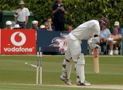 Richard Clinton bowled