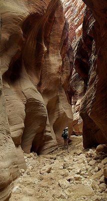 Hiking Buckskin slot canyon