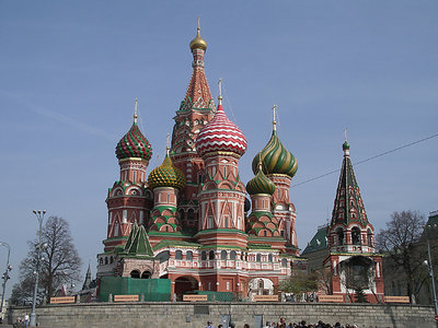 Church of San Basilio , Moscow. 