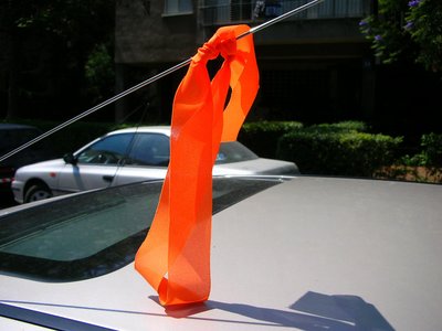 Orange ribbon.