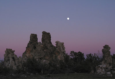 Moon over Tufa