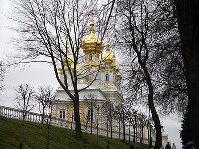 St.Peterhof ' s Church at St.Petersburg