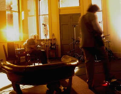 A recording session in Dunedin